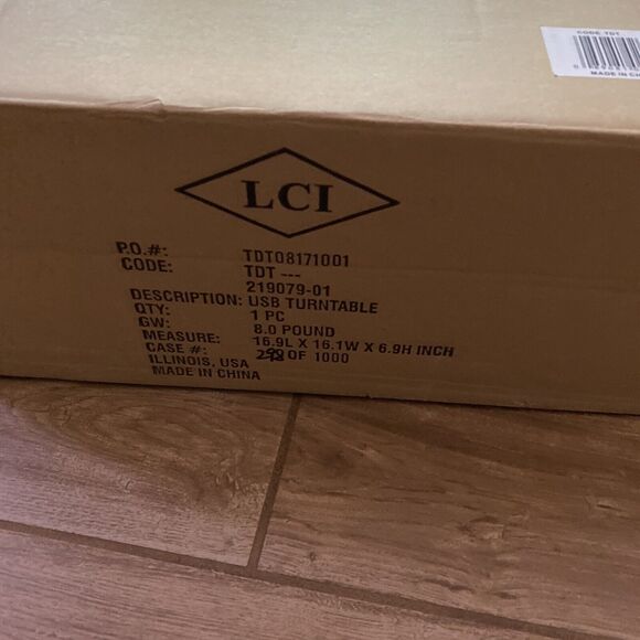 New Electro Brand USB Record Player Turntable Model 2650MO - Open Box - Picture 7 of 7